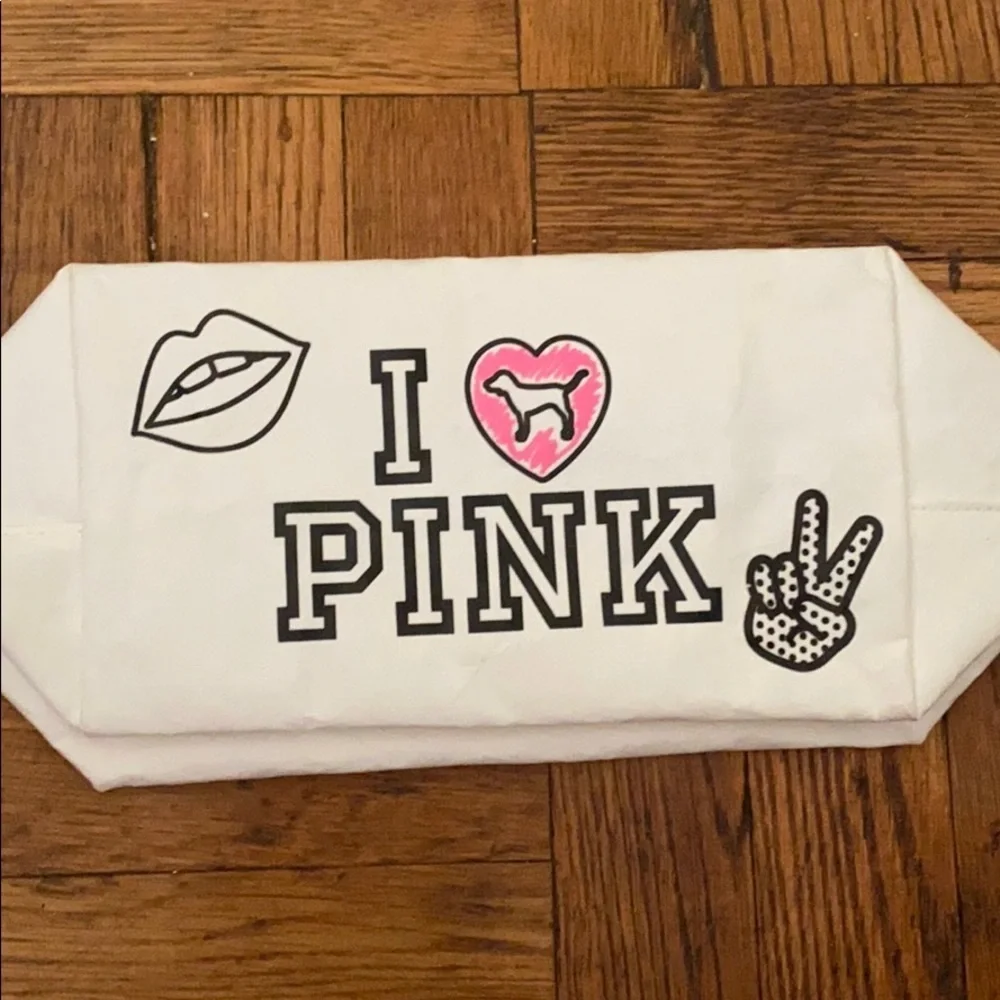 NWOT Pink Victoria’s Secret  paper material case